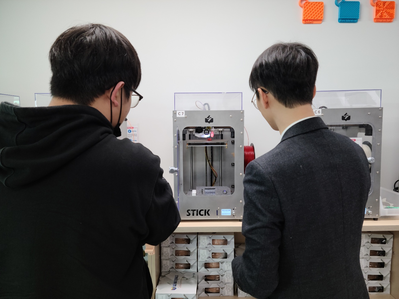 3D프린터 활용 과정 운영 모습