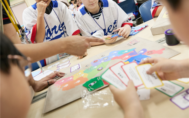 ‘독립디데이’ 역사 보드게임 활용한 청소년활동 운영 모습